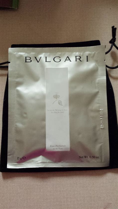 BVLGARI tea bag for bath